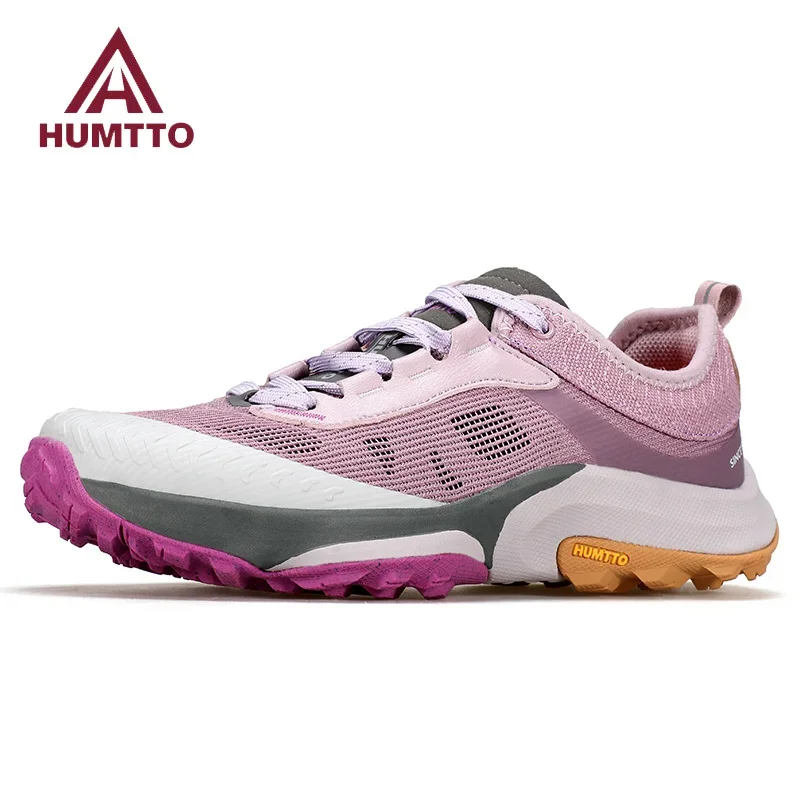 

HUMTTO Flats Shoes Women Breathable Sports Tennis Shoes for Woman Luxury Designer Ladies Sneaker Black Casual Women's Sneakers