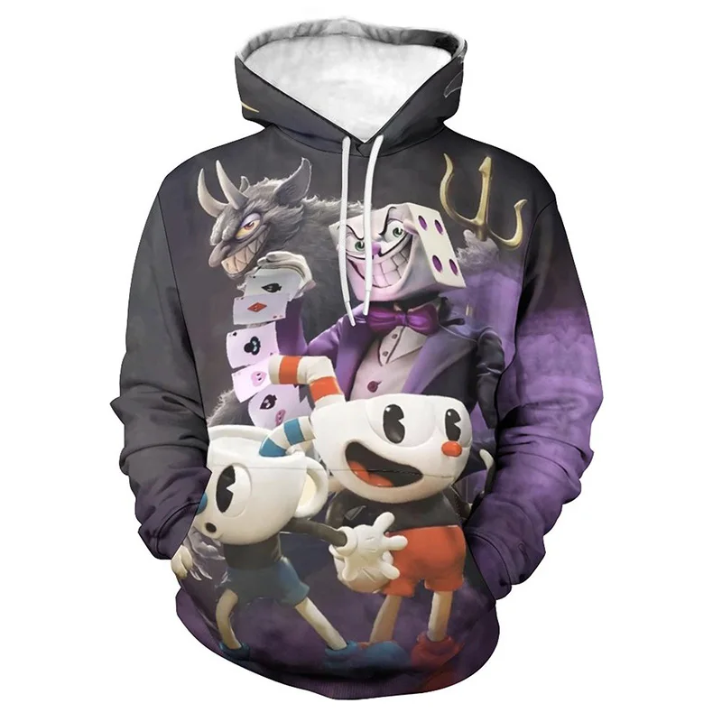 2022 New Pullover Cuphead Game 3D Print Kawaii Fashion Printed Swearshirts Men Women Children Hoodies Streetwear Tops
2022 New Pullover Cuphead Game 3D Print Kawaii Fashion Printed Swearshirts Men Women Children Hoodies Streetwear Tops