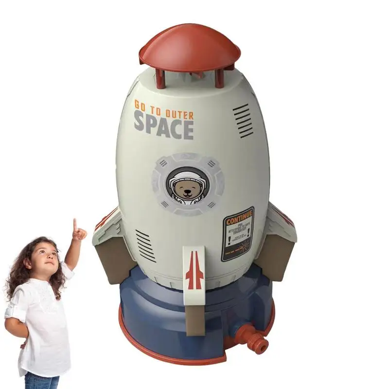 Water Sprinkler Toy 360-degree Rotation Rocket Modeling Water Toys Easy To Operate Outdoor Water Toys Summer Backyard Garden
Water Sprinkler Toy 360-degree Rotation Rocket Modeling Water Toys Easy To Operate Outdoor Water Toys Summer Backyard Garden