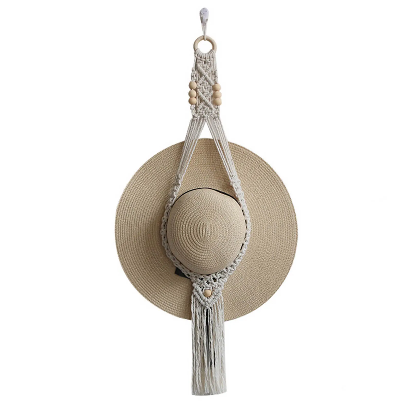 Wall Hand Weaving Boho Hat Hanger Hat Rack Decorative Cap Holder for Wall Hanging Hat Display Hot Sale
Wall Hand Weaving Boho Hat Hanger Hat Rack Decorative Cap Holder for Wall Hanging Hat Display Hot Sale
