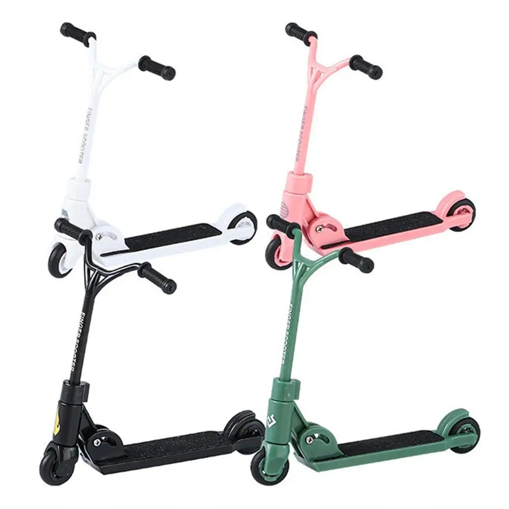 

Two Wheel Finger Scooter Sports Toy Simulation Multi Colored Finger Skateboards Plastic Foldable Mini Scooter Party Favors