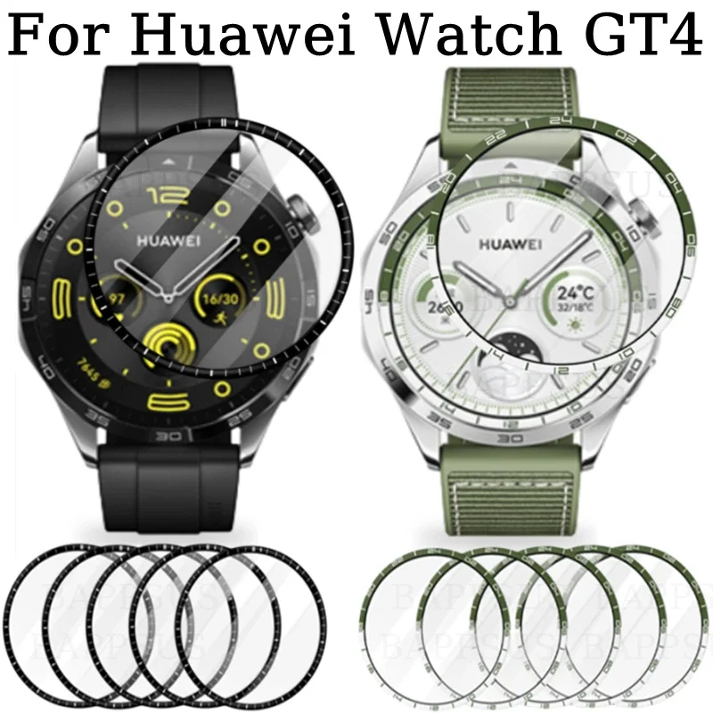 

1/5Pcs Protective Film For Huawei Watch GT 4 41/46mm 3D Curved Edge Graduated Screen Protector For Huawei GT4 41mm 46mm No Glass