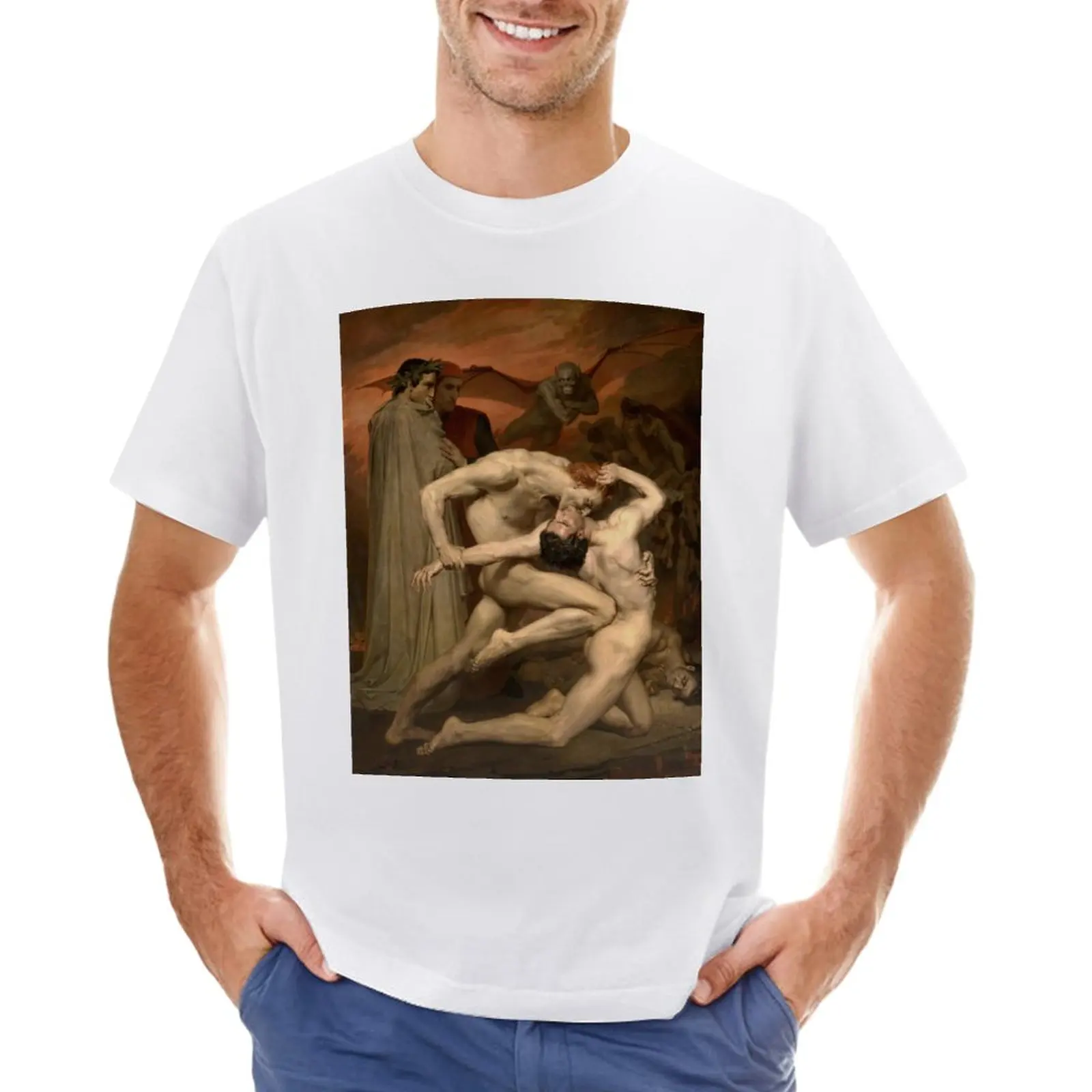 William-Adolphe Bouguereau - Dante and Virgil (Dante et Virgile) (1850) T-Shirt anime sweat oversizeds heavyweights T-shirt men
William-Adolphe Bouguereau - Dante and Virgil (Dante et Virgile) (1850) T-Shirt anime sweat oversizeds heavyweights T-shirt men
