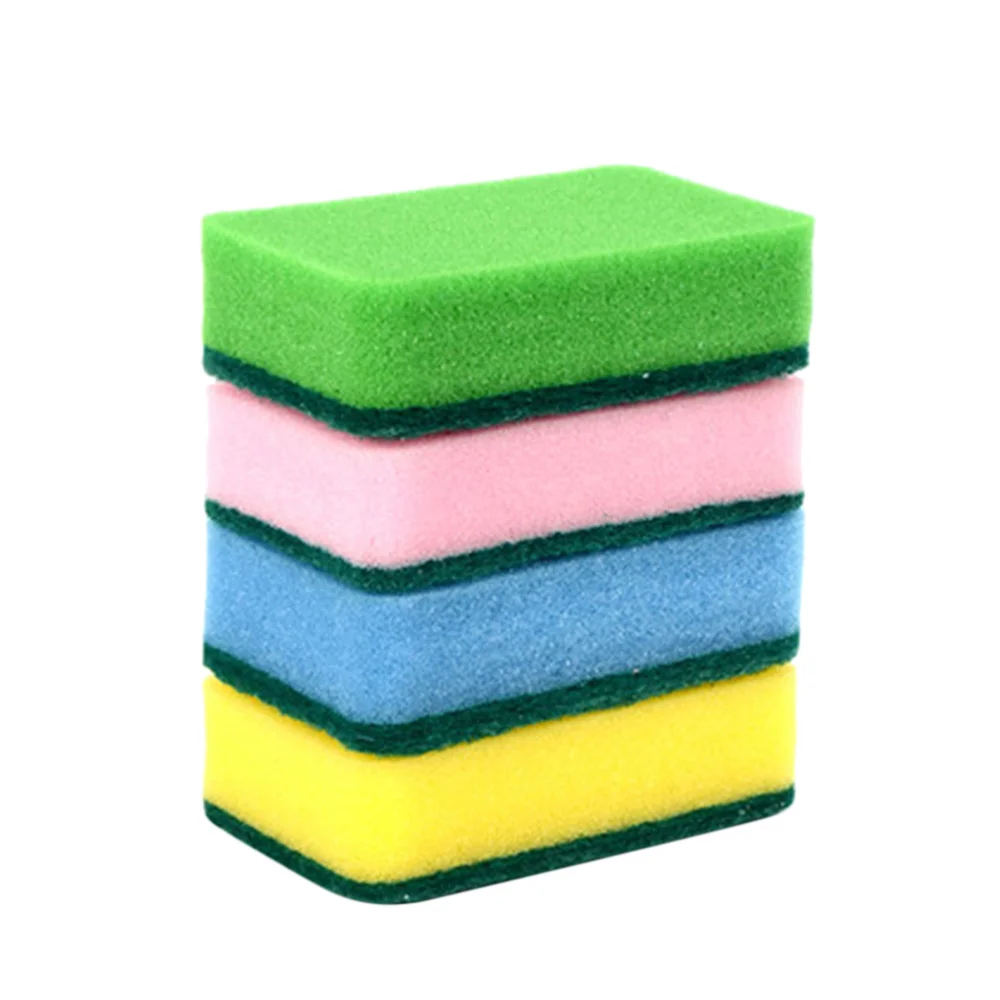 

Tools 10 pcs/set Household Dish Wash Cleaning Sponges Colored Sponge Scouring Pads Kitchen Cleaner Tool Random Color