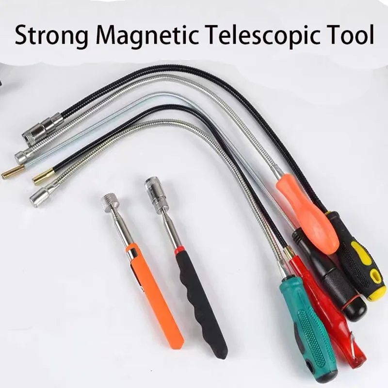 Strong Magnetic Telescopic Pickup Tool Spring Magnetic Suction Bar for Picking Up Nuts and Bolts Plastic Handle Flexible Grabber
Strong Magnetic Telescopic Pickup Tool Spring Magnetic Suction Bar for Picking Up Nuts and Bolts Plastic Handle Flexible Grabber