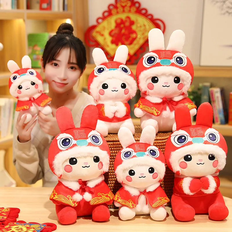 2023 New Year Tang Suit Chinese Style Rabbit Plush Toy Soft Lucky Bunny Stuffed Doll Mascot Collection Christmas Gift
2023 New Year Tang Suit Chinese Style Rabbit Plush Toy Soft Lucky Bunny Stuffed Doll Mascot Collection Christmas Gift