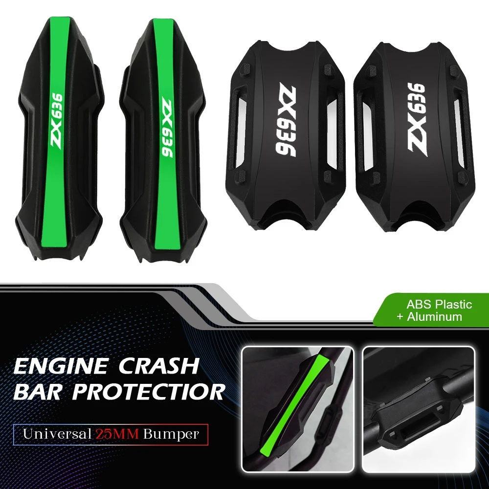 For Kawasaki Ninja ZX6R 636 ZX636 ZX636R 1998-2024 Motorcycle Accessories Engine Guard Block Crash Bar Bumper Protection Cover
For Kawasaki Ninja ZX6R 636 ZX636 ZX636R 1998-2024 Motorcycle Accessories Engine Guard Block Crash Bar Bumper Protection Cover