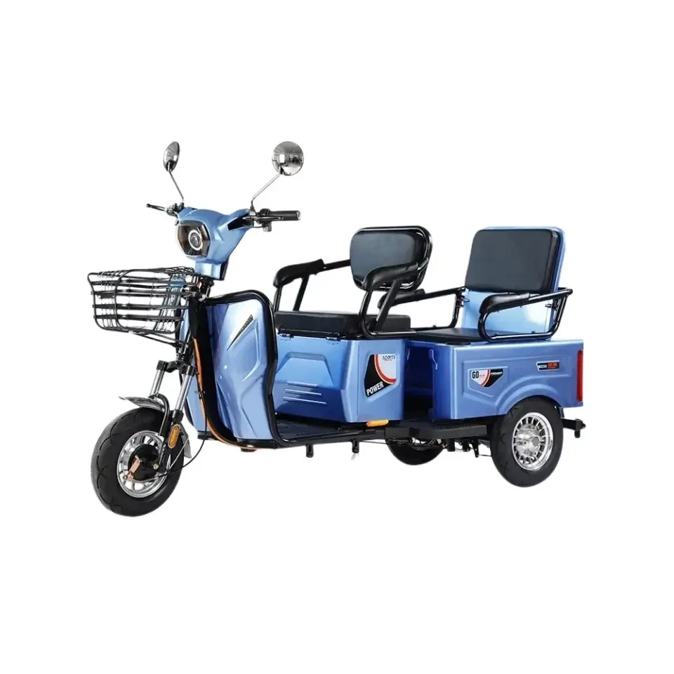 

The latest climbing king electric tricycle passenger and cargo dual-purpose elderly mobility scooter family recreational vehicle