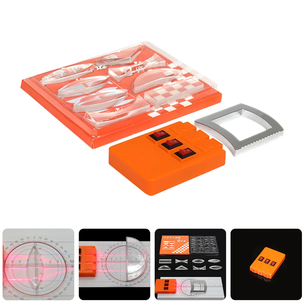Optical Experiment Kit Science Classroom Optics Kits Physics Prism Concave Mirror Dial Convex Lens Plastic Supplies
Optical Experiment Kit Science Classroom Optics Kits Physics Prism Concave Mirror Dial Convex Lens Plastic Supplies