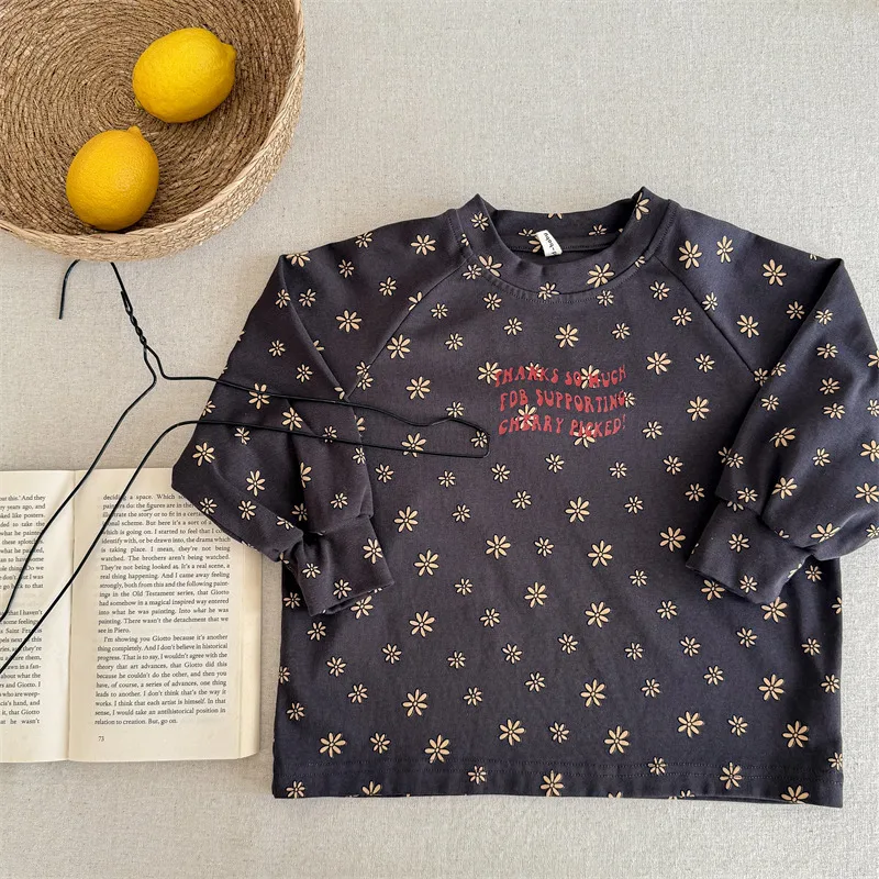 2025 Autumn New Children Long Sleeve T Shirts Cotton Boys Girls Versatile Bottoming Shirts Baby Casual Loose Tees Kids Clothes 19 Sff7ce7df005c4fb8b59a5f957e9b4018k