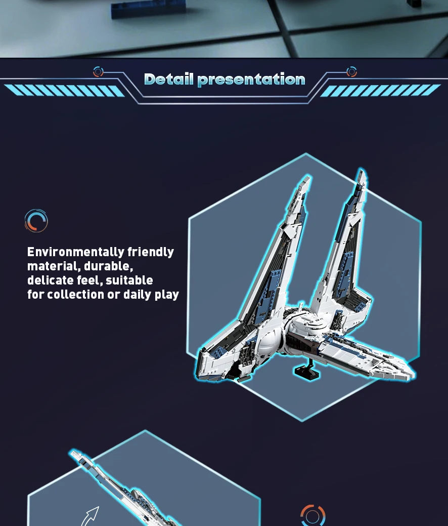 MOC-188327 2948PCS Fighter Transport Vehicle Assembly Building Blocks Model Boys Puzzle Education Birthday Christmas Toy Gifts MOC-188327 2948PCS Fighter Transport Vehicle Assembly Building Blocks Model Boys Puzzle Education Birthday Christmas Toy Gifts