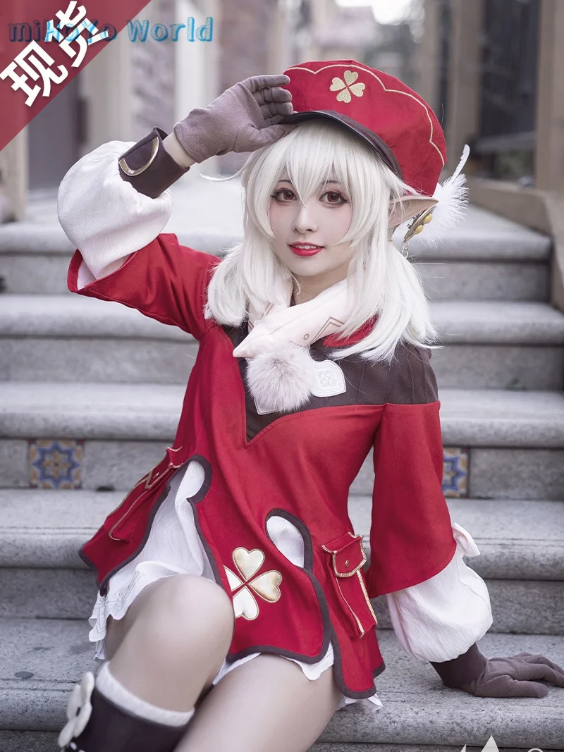 MiHoYo Game Genshin Impact Klee Cosplay Costume cute Uniform Backpack props Activity Party Boing Comic Con Birthday Xmas Gifts
MiHoYo Game Genshin Impact Klee Cosplay Costume cute Uniform Backpack props Activity Party Boing Comic Con Birthday Xmas Gifts
