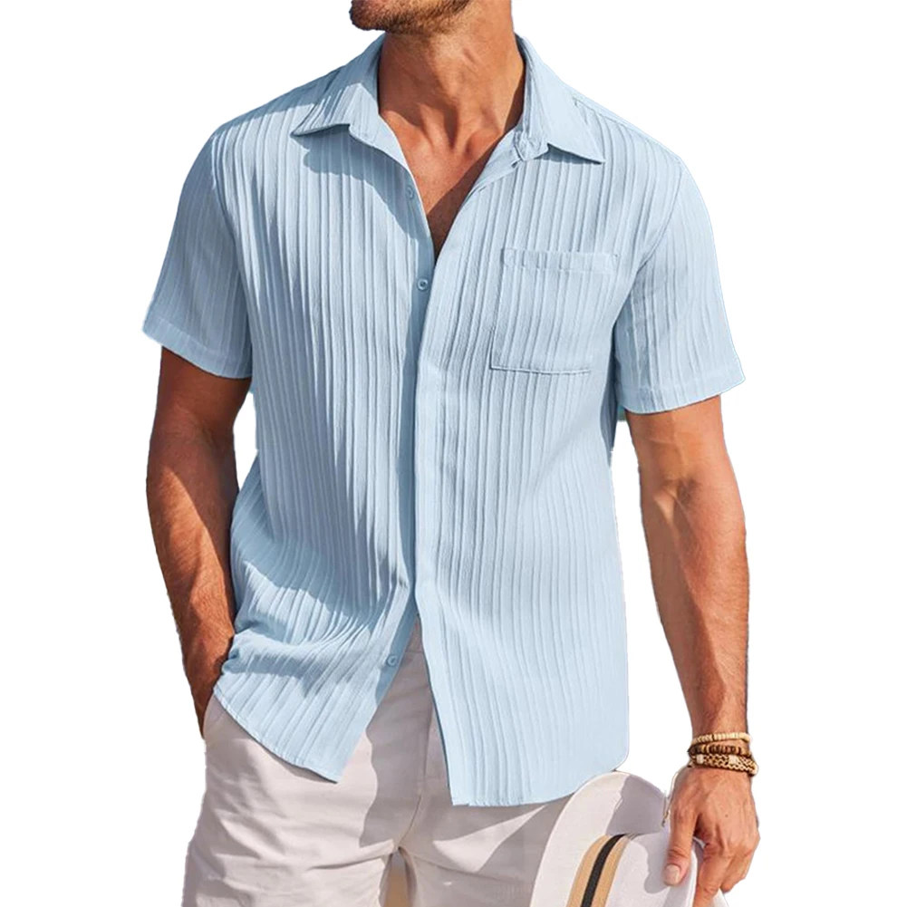 Dress Up Shirt Daily Holiday Mens Polyester Regular Short Sleeve Summer T Beach Blouse Button Casual Universal
Dress Up Shirt Daily Holiday Mens Polyester Regular Short Sleeve Summer T Beach Blouse Button Casual Universal