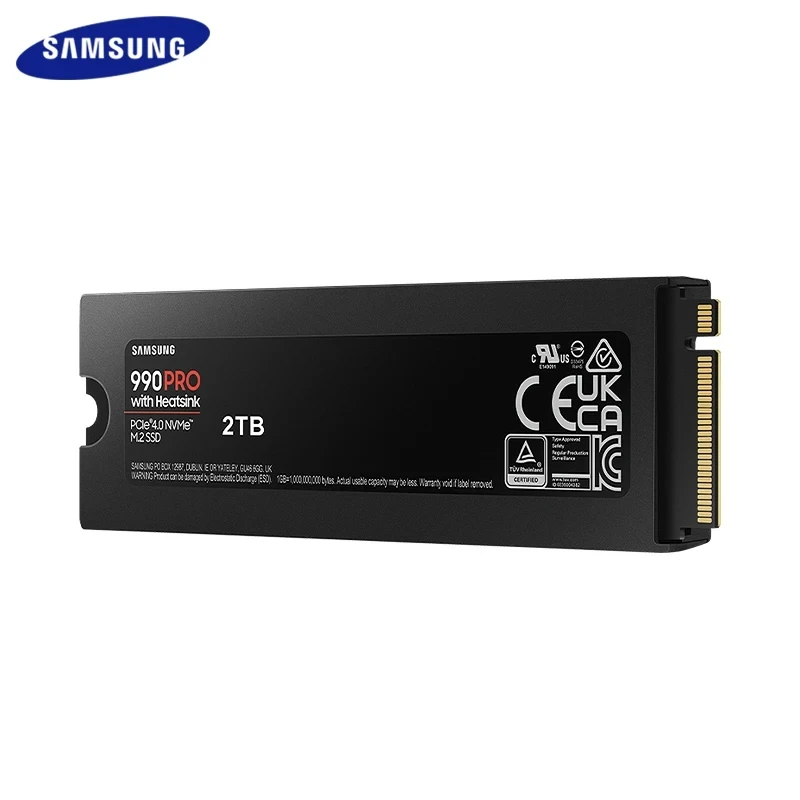 

Оригинальный Внутренний твердотельный жесткий диск SAMSUNG M.2 2280 990 PRO SSD 1 ТБ Φ PCIe 4,0 X4 для PS5, ноутбука, настольного компьютера, MLC ПК