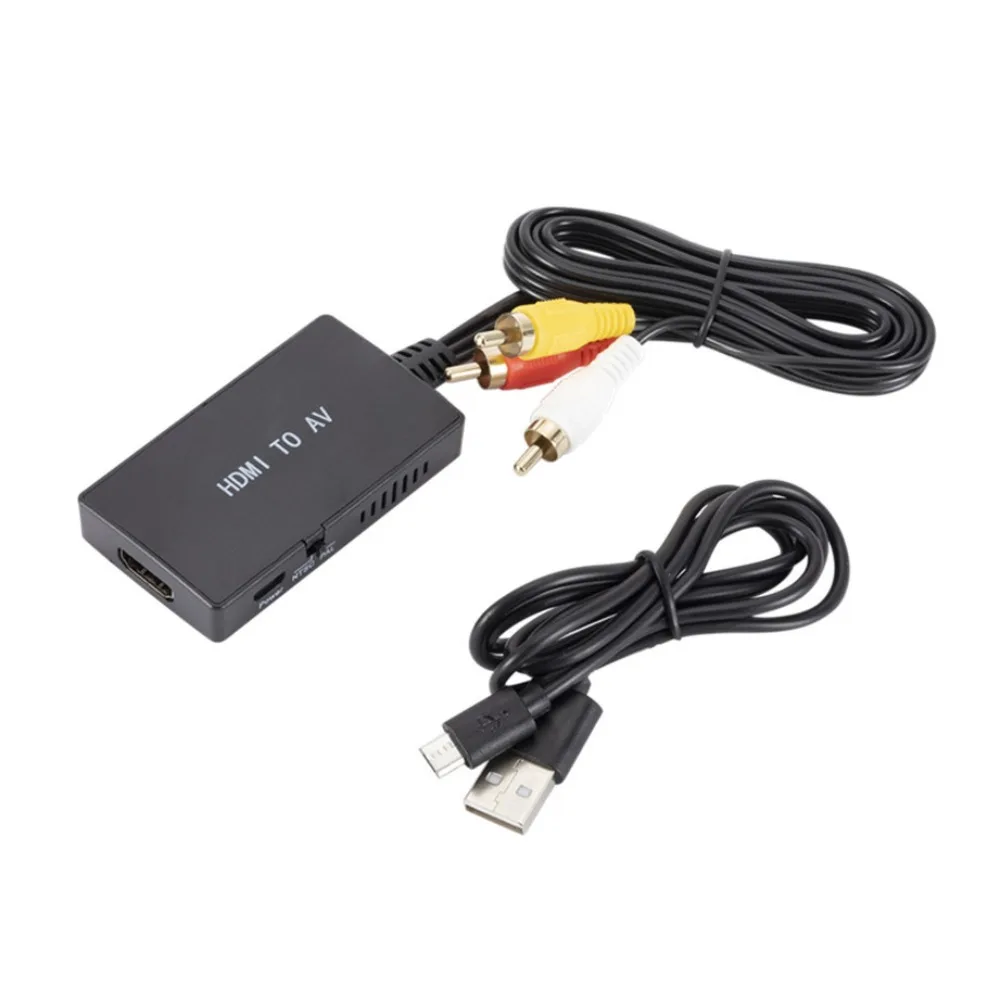 

HDMI-compatible To CVBS AV SVIDEO RCA Adapter for HDTV DVD STB Compatible with PS2/ PS3 1080P/720P S-VIDEO Video Converter