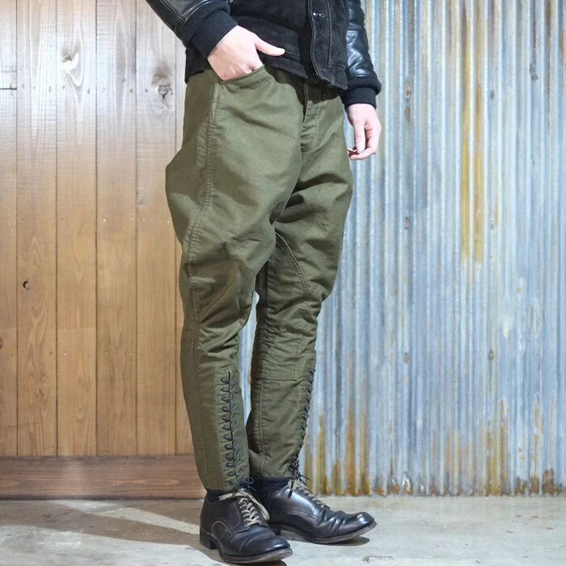 Army green and black breeches, skinny pants, retro workwear, couples, casual pants, trendy men's leggings, cotton knight pants
Army green and black breeches, skinny pants, retro workwear, couples, casual pants, trendy men's leggings, cotton knight pants