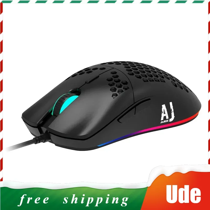 

AJAZZ AJ390 Wired Gaming Mouse Lightweight RGB 16000DPI Special for E-sports Mouse 3325 3328 Chip for Computer PC Gift Laptop