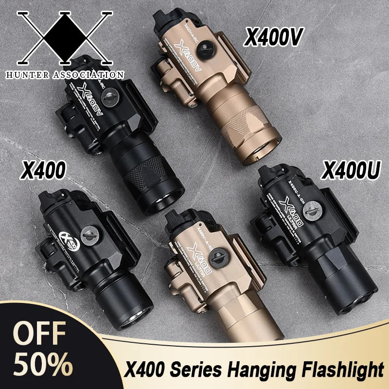 WADSN X400 X400V Tactical Airsoft LED Strobe Red Laser Flashlight Scout Weapon Pistol Gun Hunting Light Lighting Fit 20mm Rail
WADSN X400 X400V Tactical Airsoft LED Strobe Red Laser Flashlight Scout Weapon Pistol Gun Hunting Light Lighting Fit 20mm Rail
