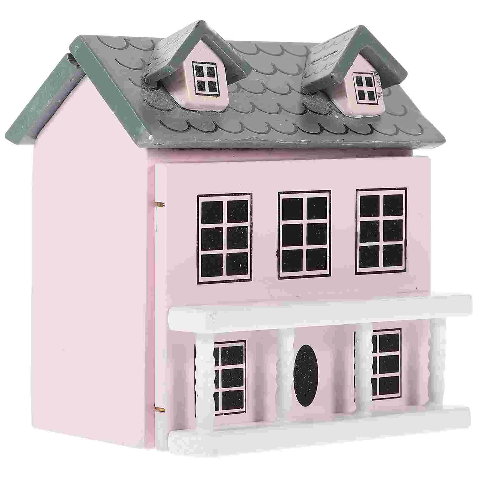 Decor House Mini Furniture Pink Small Villa Miniature Model Wooden Decorative Ornament
Decor House Mini Furniture Pink Small Villa Miniature Model Wooden Decorative Ornament