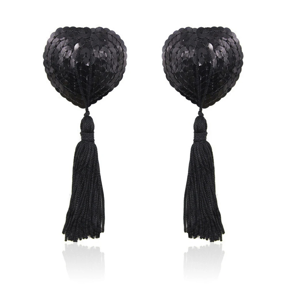 Women Lingerie 1 Pair Sexy Pasties Sticker Sequin Tassel Breast Bra Nipple Cover Breast Wear Bra Pads Chest Stickers A50
Women Lingerie 1 Pair Sexy Pasties Sticker Sequin Tassel Breast Bra Nipple Cover Breast Wear Bra Pads Chest Stickers A50