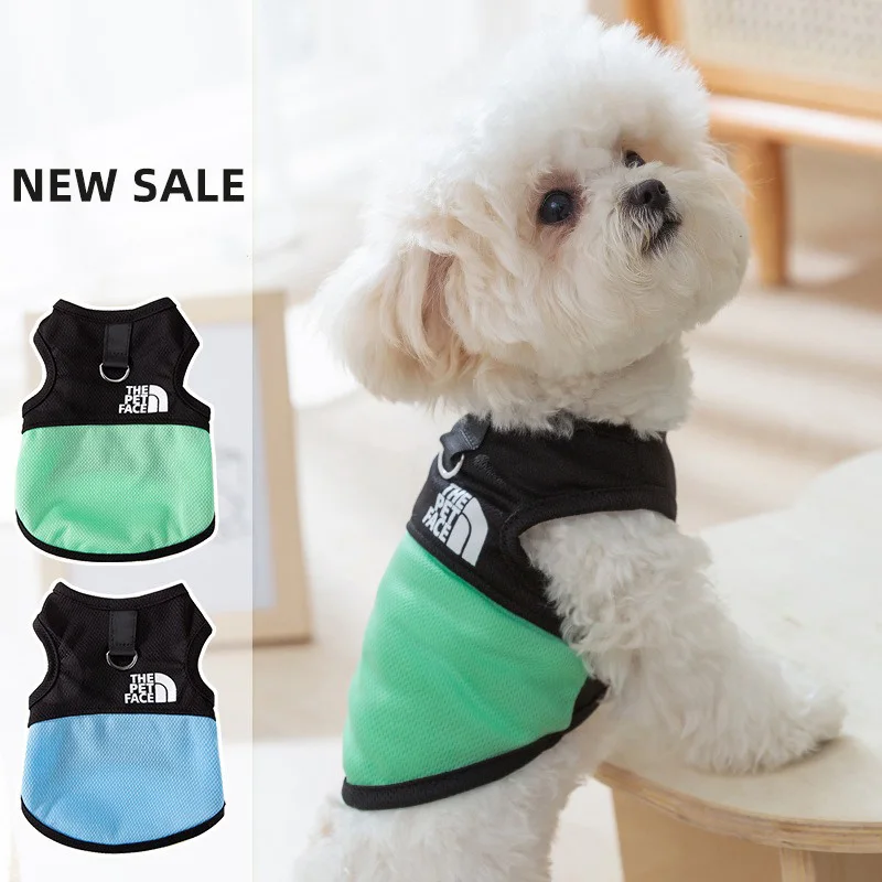

Mesh Splicing Breathable Vest Summer Thin Dog Clothes Puppy Dog Summer Clothing Pet Sun Protection Outdoor Clothing XS-XL