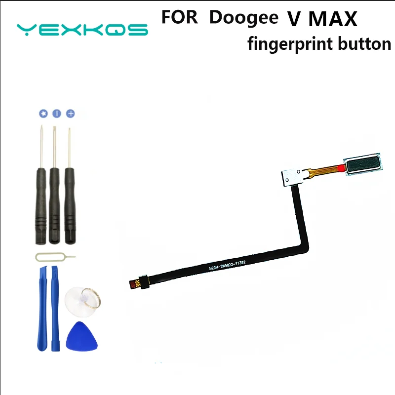 

Новинка, оригинальные компоненты Doogee VMax для кнопки Home для сотового телефона, отпечаток пальца, сенсор, гибкий кабель, аксессуары для ремонта для V Max