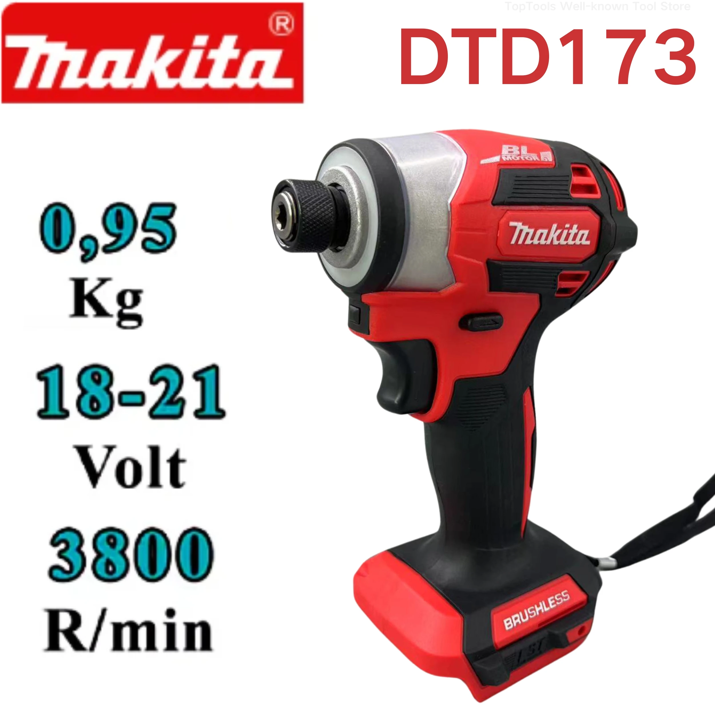 

Makita Cordless Screwdriver DTD173 Electric Drill Tools Drill Ce Screw Wireless Drills Power Tool Construction Rechargeable Set