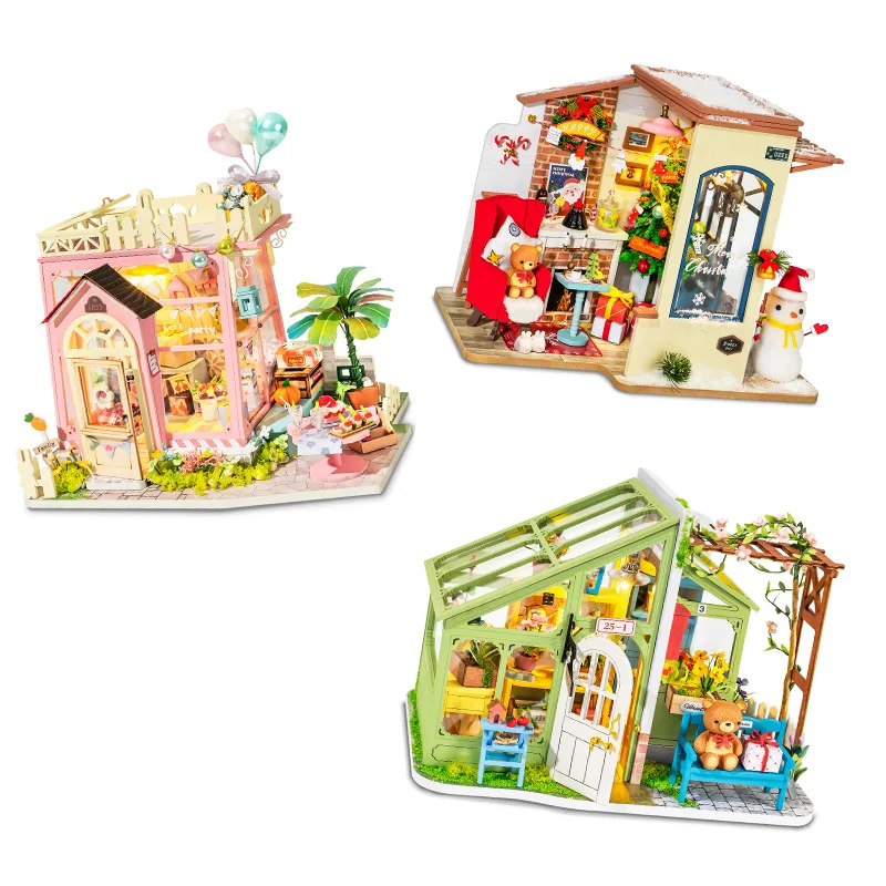 Robotime Christmas Limited DIY Wooden Dollhouse Snow House with Furniture Children Adult
Robotime Christmas Limited DIY Wooden Dollhouse Snow House with Furniture Children Adult