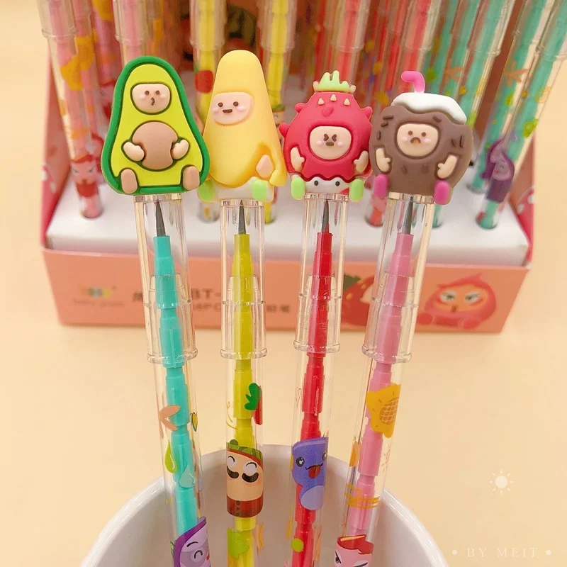 4Pc Cartton Fruit Bullet Non-sharpening Pencil Cute Banana Avocado 2.0mm HB Mechanical Pencil Student Drawing Writing Stationery
4Pc Cartton Fruit Bullet Non-sharpening Pencil Cute Banana Avocado 2.0mm HB Mechanical Pencil Student Drawing Writing Stationery