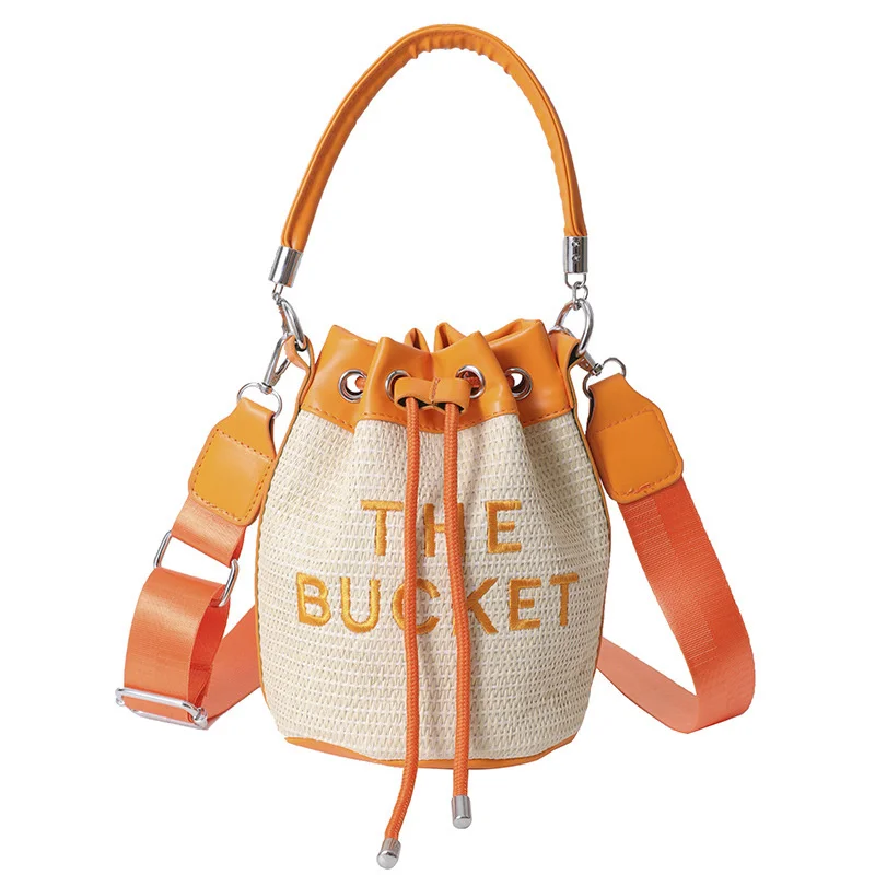 2023 Best New Women's Grass Woven Bucket Heart Bag Summer Fashion Letter Beach One Shoulder Cute Small Bags Channels Handbags
2023 Best New Women's Grass Woven Bucket Heart Bag Summer Fashion Letter Beach One Shoulder Cute Small Bags Channels Handbags