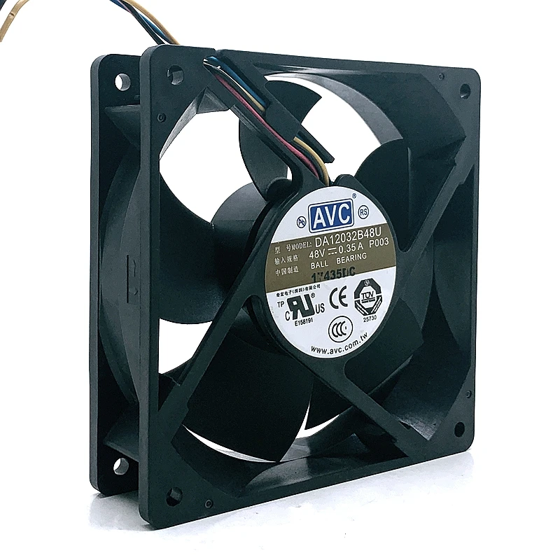 DA12032B48U 120 мм AVC 12032 48В 12 см промышленный компьютер двойной шариковый подшипник вентилятор-инвертор для сервера ШИМ контроль температуры
DA12032B48U 120 мм AVC 12032 48В 12 см промышленный компьютер двойной шариковый подшипник вентилятор-инвертор для сервера ШИМ контроль температуры