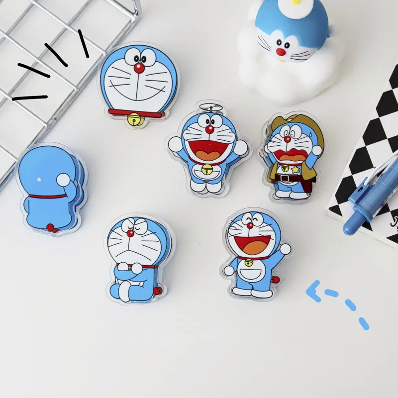 

Новинка 2024, милая фотография Sanrio Doraemons, двусторонняя клипса, зажим из полипропилена, мультяшная Изысканная модная мультяшная аниме игрушка для девочек