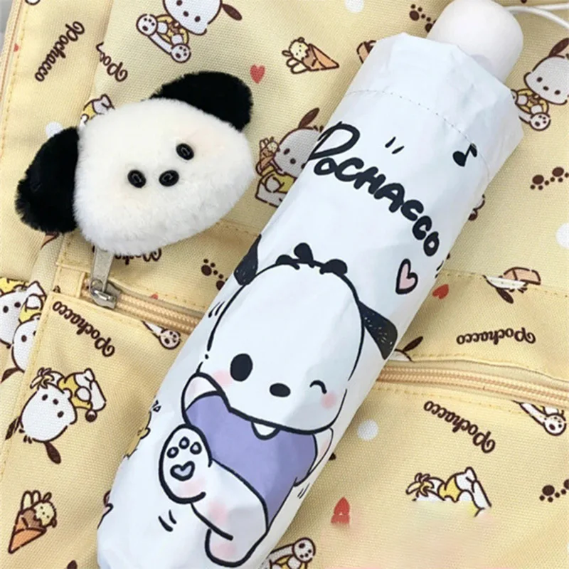 Kawaii Pochacco Sun Umbrella Sanrio Girl Heart Cute Cartoon Anime Vinyl Sunscreen Lovely Clear Umbrella Portable Toys for Girl
Kawaii Pochacco Sun Umbrella Sanrio Girl Heart Cute Cartoon Anime Vinyl Sunscreen Lovely Clear Umbrella Portable Toys for Girl