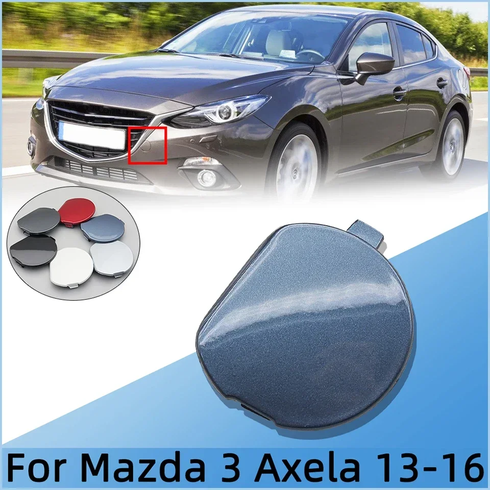 

Car Front Bumper Towing Hook Cover Eye For Mazda 3 Axela Sedan 2013 2014 2015 2016 Trailer Tow Hooking Hauling Cap Lid Garnish