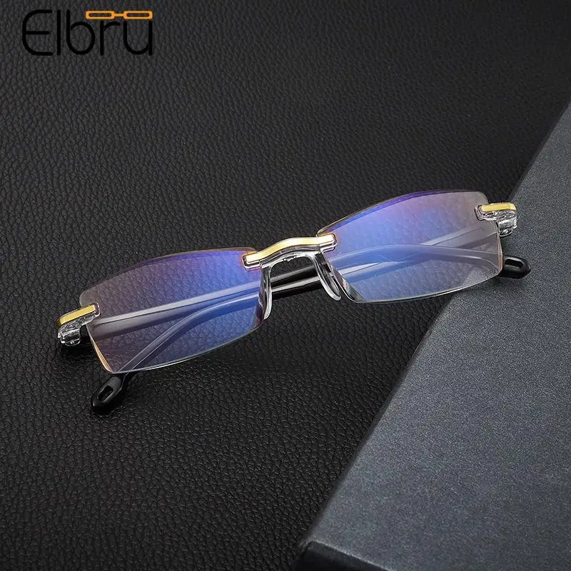 Elbru Diopters+1+1.5+2+2.5+3+3.5+4 Rimless Anti Blue Light Reading Glasses Female Ultralight Presbyopia Anti-fatigue Eye Glasses
Elbru Diopters+1+1.5+2+2.5+3+3.5+4 Rimless Anti Blue Light Reading Glasses Female Ultralight Presbyopia Anti-fatigue Eye Glasses