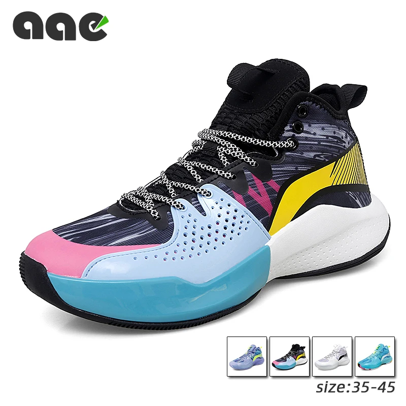 Men's Basketball Shoes Breathable Cushioning Non-Slip Wearable Sports Shoes Gym Training Athletic Basketball Sneakers for Women
Men's Basketball Shoes Breathable Cushioning Non-Slip Wearable Sports Shoes Gym Training Athletic Basketball Sneakers for Women