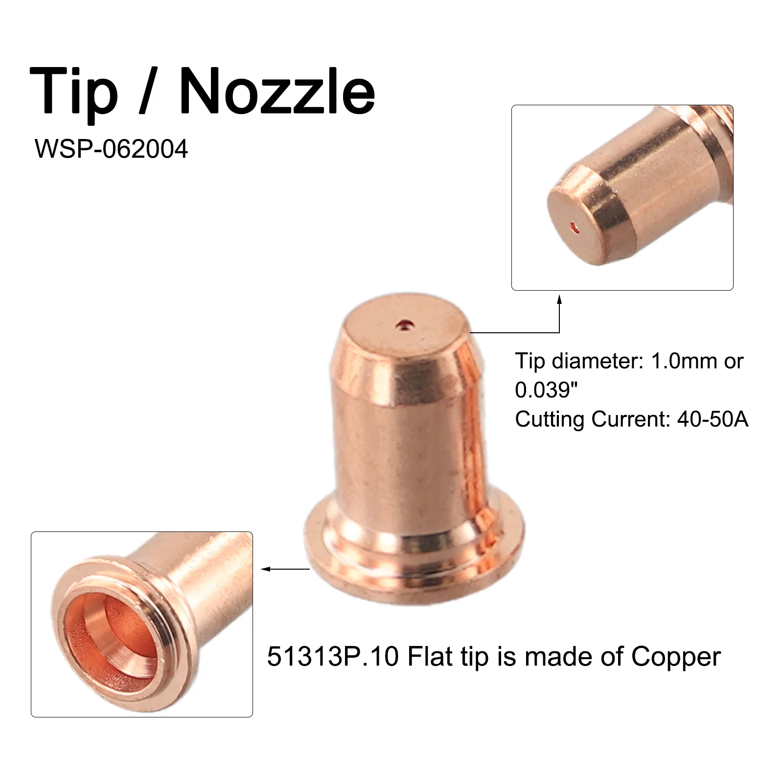 PT60 IPT 60 Plasma Cutter Torch Electrode Tips 10mm 52582 51313P10 Quality Performance And Original Specifications Pack Of 20
PT60 IPT 60 Plasma Cutter Torch Electrode Tips 10mm 52582 51313P10 Quality Performance And Original Specifications Pack Of 20