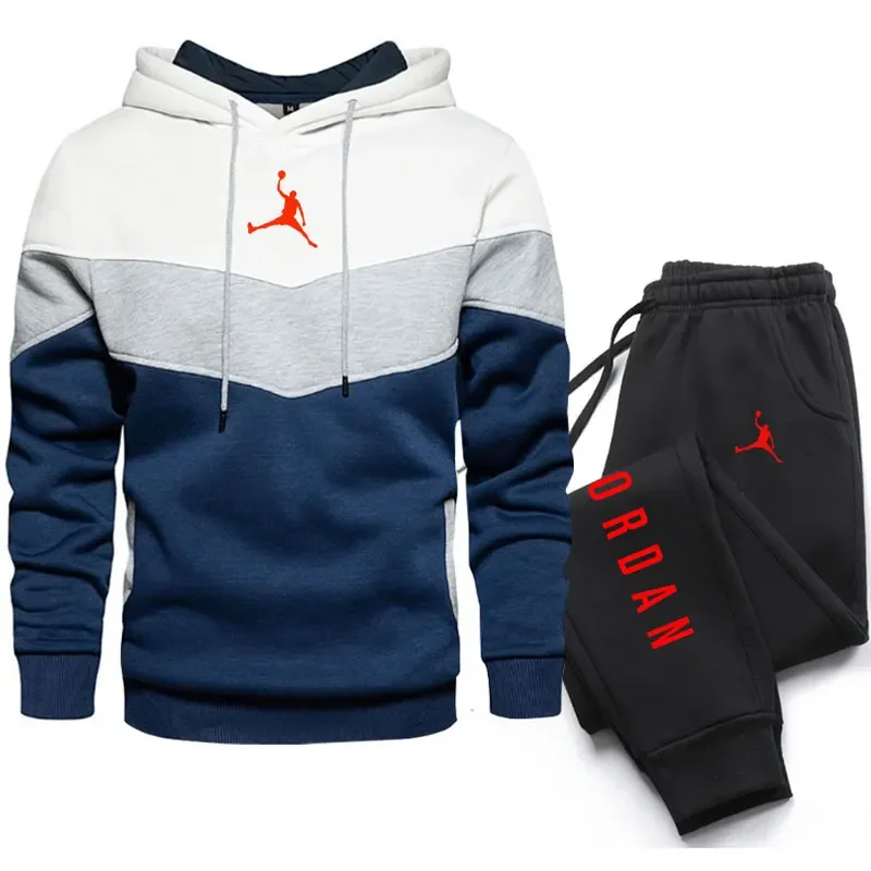 New Men Suits Brand Letter Print Fashion Sets Casual Pullover Tracksuit 2 Piece Hoodies Sweatshirts + Sweatpants Set 2024
New Men Suits Brand Letter Print Fashion Sets Casual Pullover Tracksuit 2 Piece Hoodies Sweatshirts + Sweatpants Set 2024