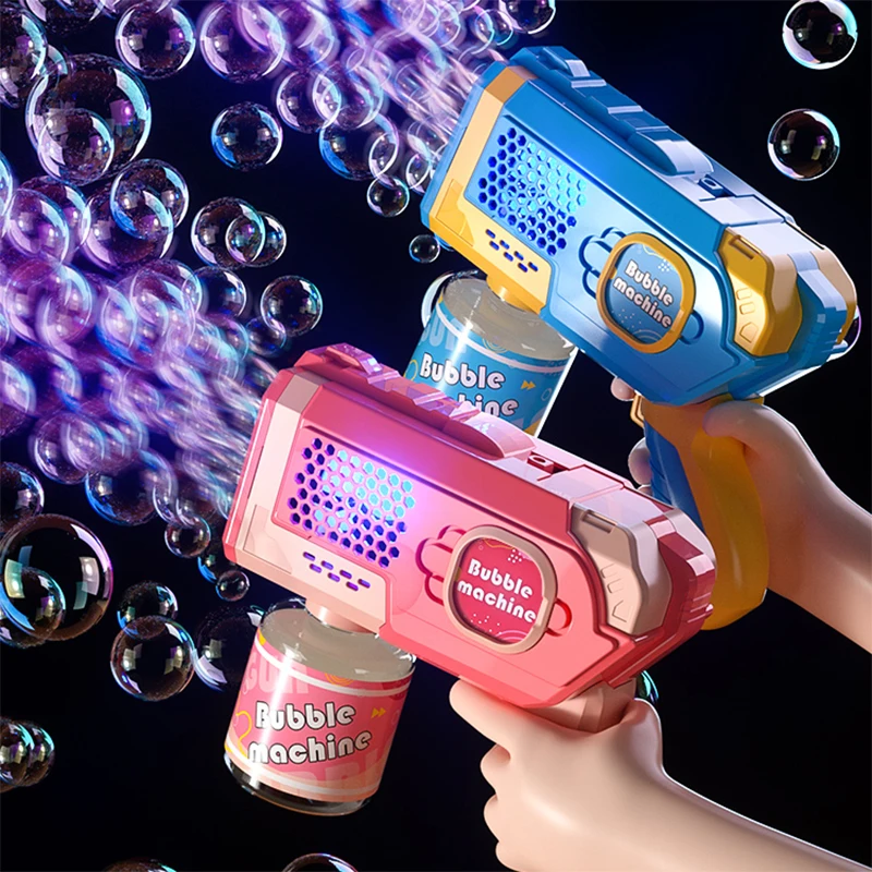8 Holes Space Bubble Gun Gatling Bubbles Machine for Children Bubble Blower For Kids Automatic Blower With Light Toys Boys Gifts
8 Holes Space Bubble Gun Gatling Bubbles Machine for Children Bubble Blower For Kids Automatic Blower With Light Toys Boys Gifts
