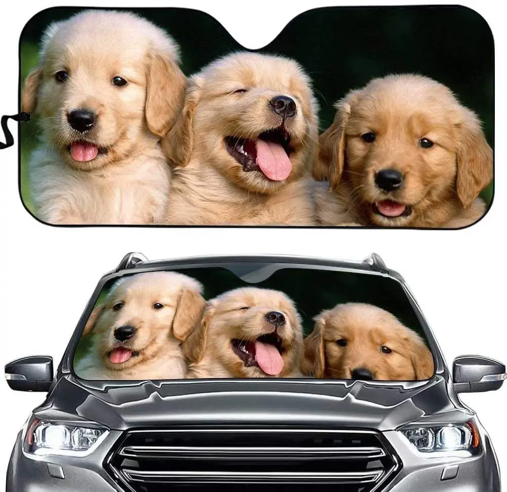 Cumagical Golden Retriever Car Front Window Sun Shade Cute Dog Animal Design Windshield Sun Visor Car Accessories,Block UV Rays
Cumagical Golden Retriever Car Front Window Sun Shade Cute Dog Animal Design Windshield Sun Visor Car Accessories,Block UV Rays