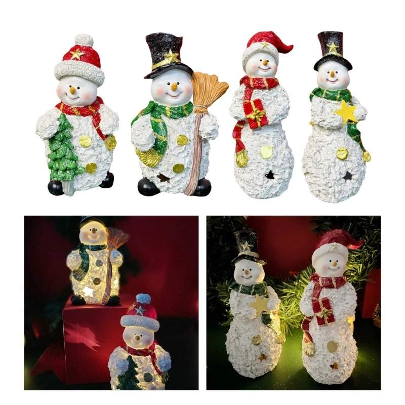 Christmas Resin Figurine Luminous Snowman Centerpiece Living Room Table Decor Drop Shipping
Christmas Resin Figurine Luminous Snowman Centerpiece Living Room Table Decor Drop Shipping