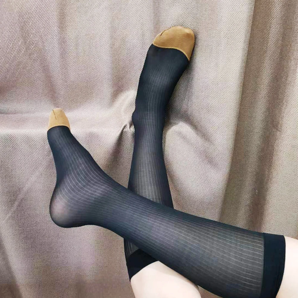 Fashion Mens Socks Knee High Socks 1 Pairs Breathable Casual Dress Socks Long Nylon See Through Sexy Stockings
Fashion Mens Socks Knee High Socks 1 Pairs Breathable Casual Dress Socks Long Nylon See Through Sexy Stockings