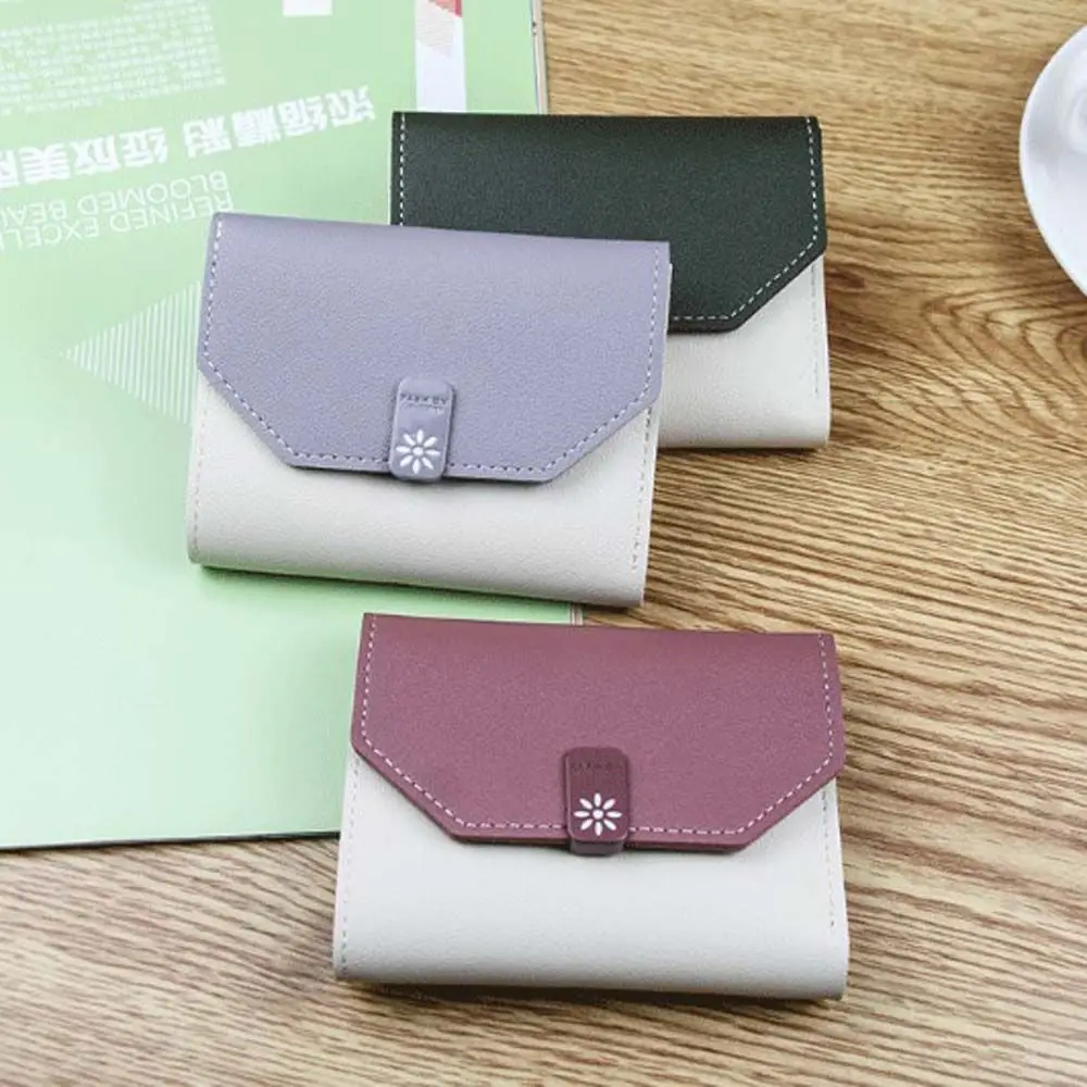 Korean Style Wallet PU Leather Multiple Card Slots Credit Card Bag Tri-fold Card Holder Coin Purse Women Wallet Money Bags
Korean Style Wallet PU Leather Multiple Card Slots Credit Card Bag Tri-fold Card Holder Coin Purse Women Wallet Money Bags