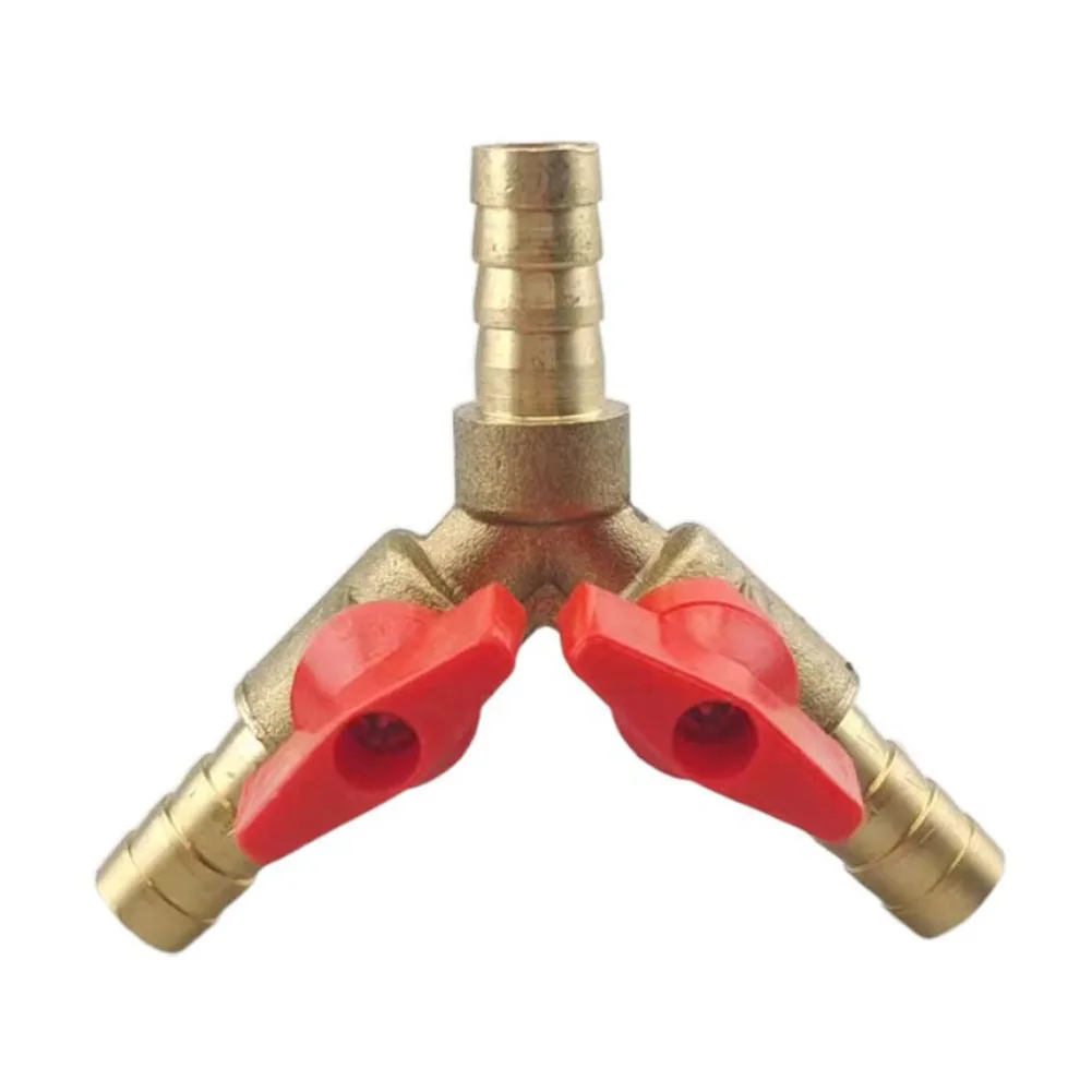 Heavy duty Brass made 12mm Hose Y 3Way Ball Valve for Fuel Air Water Gas Ideal for Plumbing Fittings and Pneumatic Fittings
Heavy duty Brass made 12mm Hose Y 3Way Ball Valve for Fuel Air Water Gas Ideal for Plumbing Fittings and Pneumatic Fittings