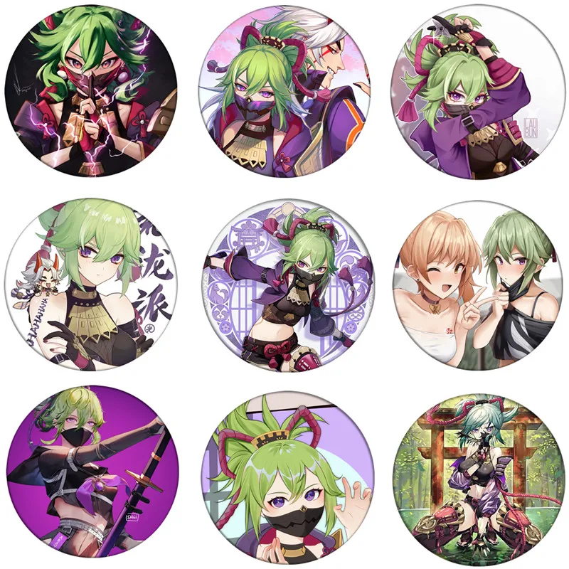 Kuki Shinobu Cosplay Badge Anime Accessories GenshinImpact Brooch Pin Backpack Decoration Cartoon Gift
Kuki Shinobu Cosplay Badge Anime Accessories GenshinImpact Brooch Pin Backpack Decoration Cartoon Gift