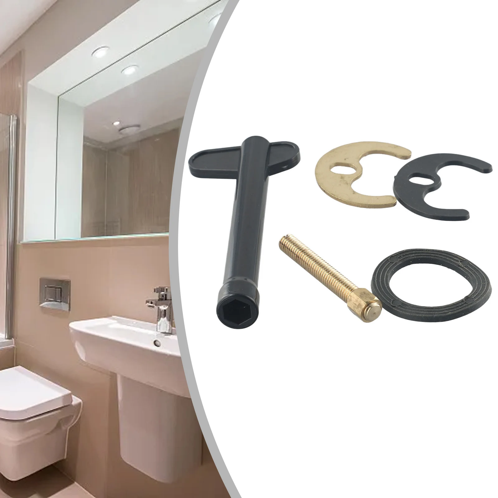Accessories Tap Faucet Fixing Fitting Kit Basin Tool Bolt Kitchen M8 Plastic Hex Wrench Replacement Rubber Plate
Accessories Tap Faucet Fixing Fitting Kit Basin Tool Bolt Kitchen M8 Plastic Hex Wrench Replacement Rubber Plate