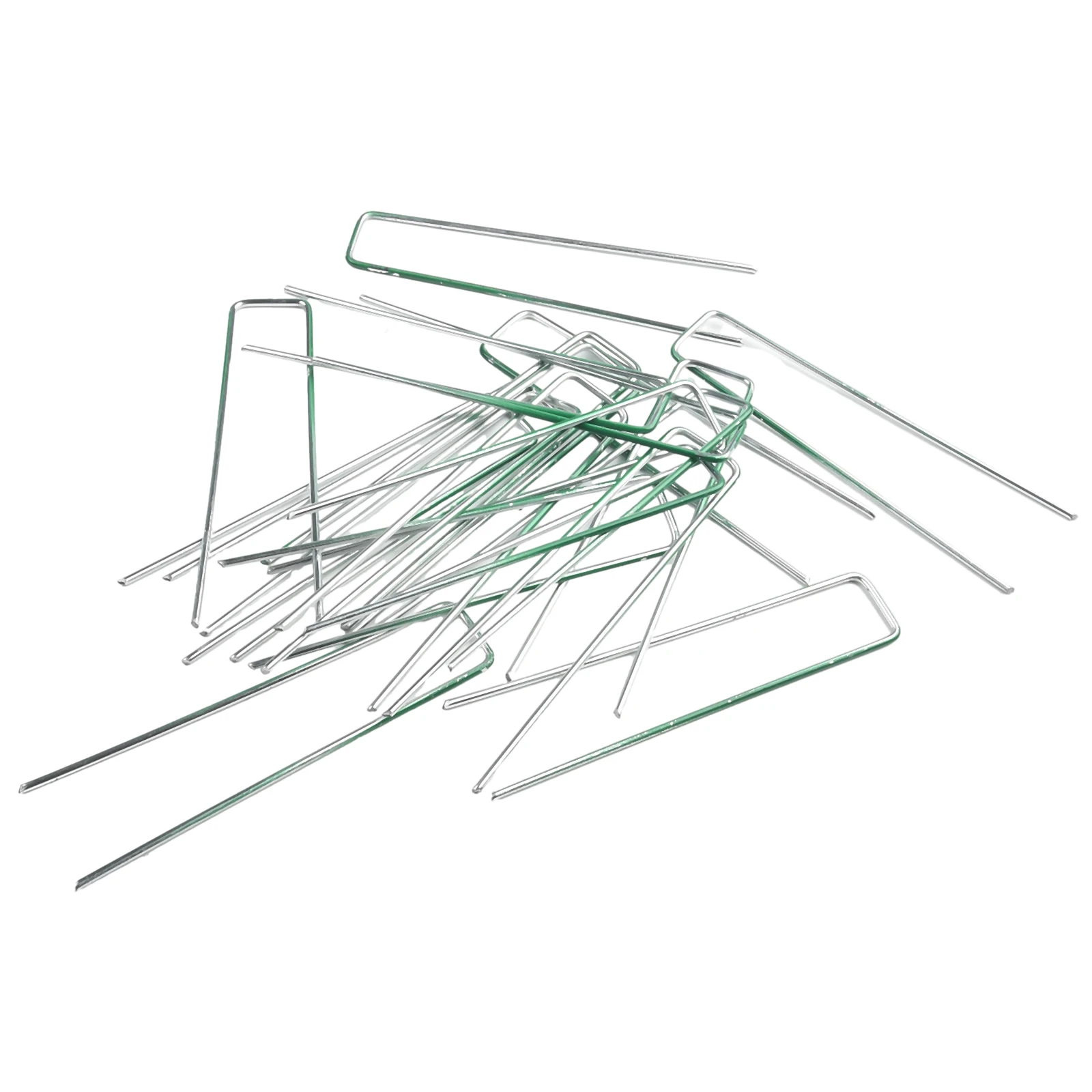 20pc Half Green Artificial Grass Turf Garden U Pins Carbon Steel Galvanised Pegs Sunshade Net Artificial Turf Fixing Staple
20pc Half Green Artificial Grass Turf Garden U Pins Carbon Steel Galvanised Pegs Sunshade Net Artificial Turf Fixing Staple