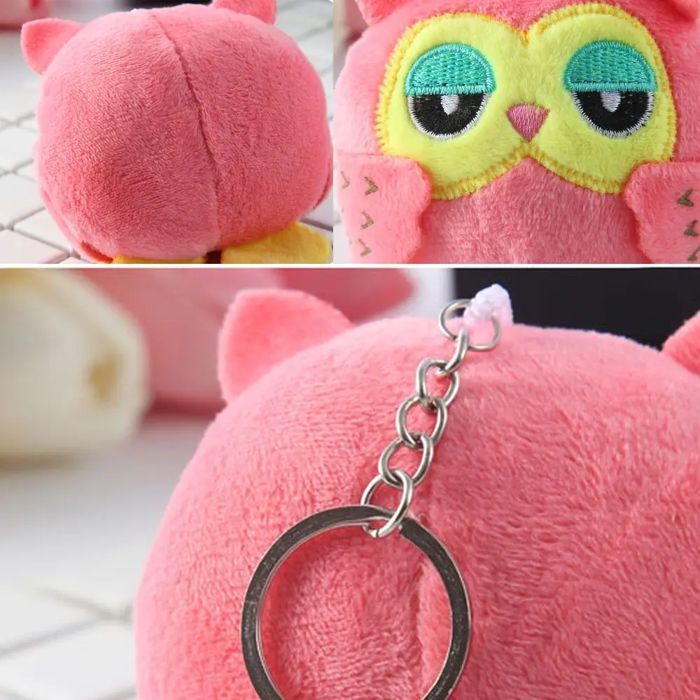 Cute Plush Animals Owl Keychain Toys for Children Kawaii Baby Dolls Game Soft Stuffed Boys Girls Fashion Jewelry Key Chains Cute Plush Animals Owl Keychain Toys for Children Kawaii Baby Dolls Game Soft Stuffed Boys Girls Fashion Jewelry Key Chains