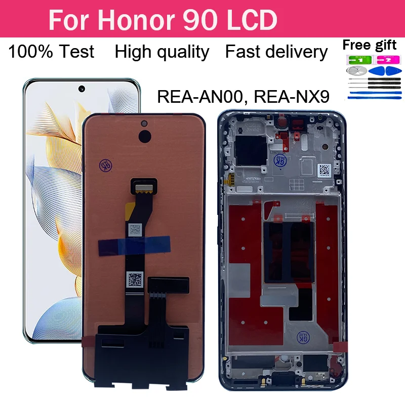 

6.7'' New Screen For Huawei Honor 90 LCD Display Touch Screen Digitizer Assembly For Honor 90 REA-AN00 REA-NX9 LCD Display