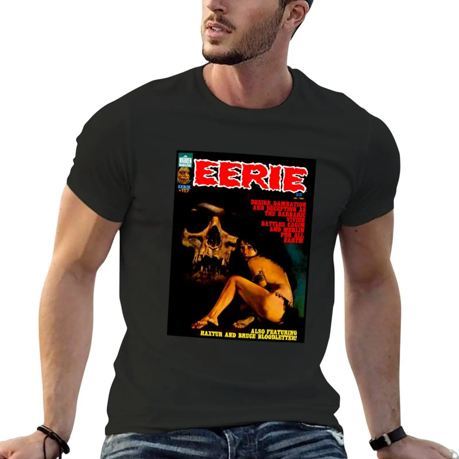 New OH MY! ANOTHER GREAT VINTAGE EERIE #117 MAGAZINE COVER! T-Shirt Anime t-shirt plain t-shirt men t shirt
New OH MY! ANOTHER GREAT VINTAGE EERIE #117 MAGAZINE COVER! T-Shirt Anime t-shirt plain t-shirt men t shirt